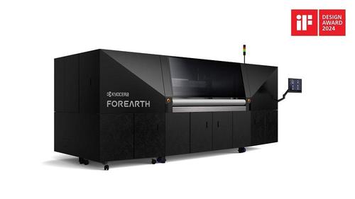 Kyocera's Sustainable Inkjet Textile Printer FOREARTH Earns iF DESIGN AWARD 2024
