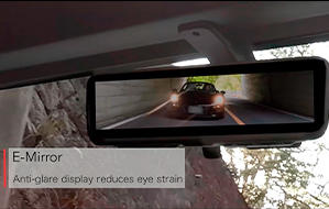 E-mirror camera modules