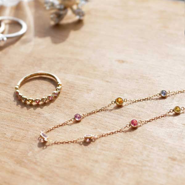 Multicolor Sapphire Bracelet