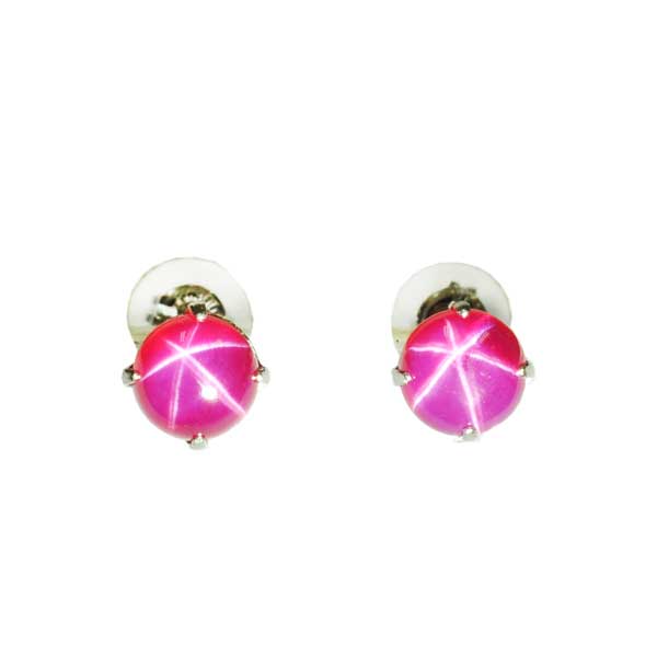 Star Ruby Earrings