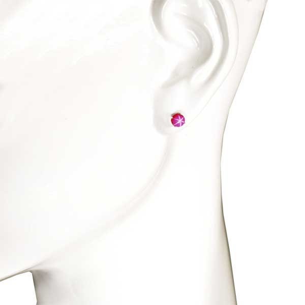 Star Ruby Earrings