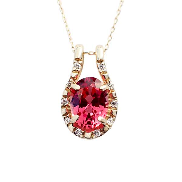 Padparadscha Sapphire Pendant 01