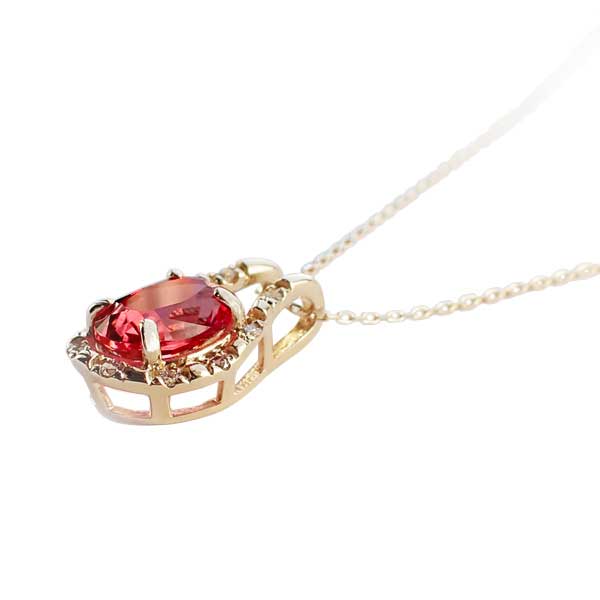 Padparadscha Sapphire Pendant 01