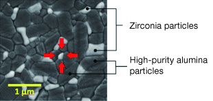 Crystalline photograph of BIOCERAM AZUL