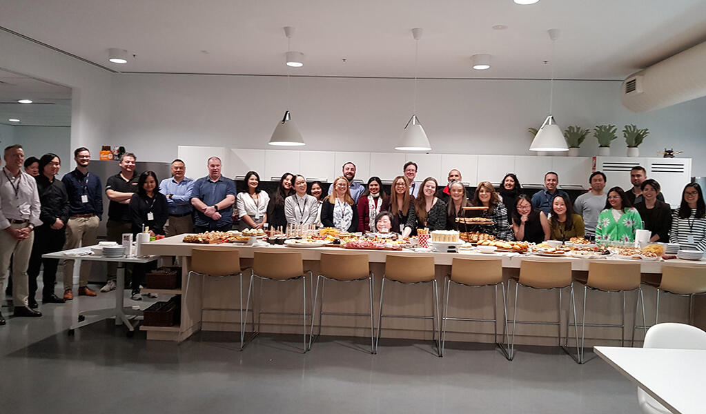 Photo：Employees participate in “Australia’s Biggest Morning Tea” charity event